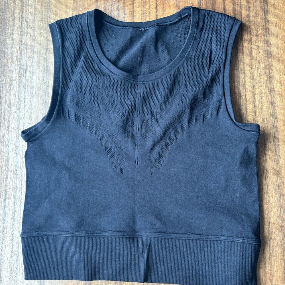 Athleta Black Crop Top